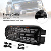 2024+ Ford F150 With LED Light 1* Front Bumper Grille With Letters Black Generic