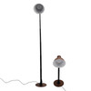 Adjustable LED Floor & Table Lamp 3 Colors Dimmable for Living Room/Office - Black