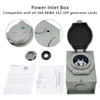 30Amp RV Generator Inlet Box NEMA SS2-50P Power Inlet Box 125/250V
