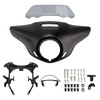 2021-2024 HONDA CM300 CM500 Windshield Headlight Fairing Matte Black+Gray Generic