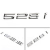528i Chrome Rear Trunk Nameplate Badge Emblem Numbers Letter Decal 528 i