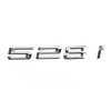 528i Chrome Rear Trunk Nameplate Badge Emblem Numbers Letter Decal 528 i