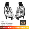 2007-2014 PEUGEOT 308 Front Left+Right Fog Light Cover With Bulb 6206X5 9674041580 6208X5 9674041680 Generic