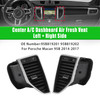 2017 Porsche Macan S 95B Center A/C Dashboard Air Fresh Vent Left+Right Side 95B819201 95B819202 Generic