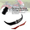 2009-2013 Harley Trike Tri Glide Bat Brow Batwing Fairing Accent Trim Black Generic