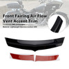2015-2019 Harley Road Glides Front Fairing Air Flow Vent Accent Trim Black Generic