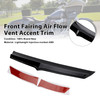 2015-2019 Harley Road Glides Front Fairing Air Flow Vent Accent Trim Black Generic