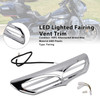 2014-2025 Harley Davidson LED Lighted Fairing Vent Trim Chrome Generic