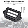 2006-2008 Harley Street Glide Voltage Regulator Cover Black Generic