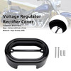 2001-2017 Harley Softail Breakout Voltage Regulator Rectifier Cover Black Generic