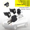 1998-2003 Fiat Panda 141 Right and Left Door Lock Kit+Bonnet+Cylinder+4 Keys 7654911 Generic