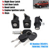1998-2003 Fiat Panda 141 Right and Left Door Lock Kit+Bonnet+Cylinder+4 Keys 7654911 Generic