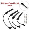 2002-2008 Cooper S 1.6L L4 4PCS Spark Plugs Wire Set 54058 Generic