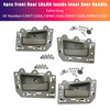 2005-2011 Jeep Grand Cherokee 4pcs Front Rear LH&RH Inside Inner Door Handle Gray Generic