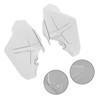 2025-2026 BMW R1300GS ADV Windshield Plate Side Panels Clear Generic