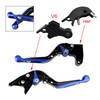 2024-2025 YAMAHA XSR900GP Adjustable Folding Extendable Racing Brake & Clutch Levers Blue Generic