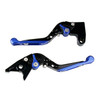 2024-2025 YAMAHA XSR900GP Adjustable Folding Extendable Racing Brake & Clutch Levers Blue Generic