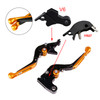 2025 YAMAHA XSR900 Adjustable Folding Extendable Racing Brake & Clutch Levers Gold Generic