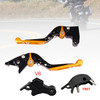 2024-2025 YAMAHA XSR900GP Adjustable Folding Extendable Racing Brake & Clutch Levers Gold Generic