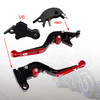 2025 YAMAHA XSR900 Adjustable Folding Extendable Racing Brake & Clutch Levers Red Generic