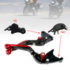 2024-2025 YAMAHA XSR900GP Adjustable Folding Extendable Racing Brake & Clutch Levers Red Generic