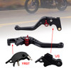 2024-2025 YAMAHA XSR900 XSR900GP MT-09 MT-09SP Short Clutch Brake Lever Black Generic