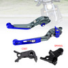 2024-2026 VOGE DS900X 900DSX Adjustable Folding Extendable Brake & Clutch Levers Blue Generic