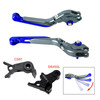 2024-2026 VOGE DS900X 900DSX Adjustable Folding Extendable Brake & Clutch Levers Blue Generic