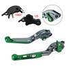 2024-2025 YAMAHA MT-09 MT-09SP Adjustable Folding Extendable Levers Green Generic
