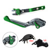 2024-2025 YAMAHA XSR900 XSR900GP Adjustable Folding Extendable Levers Green Generic