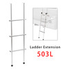 503L 48" Aluminum Universal RV/Motorhome Ladder Extension For all 1" Tube RV/Motorhome Ladders