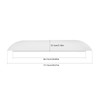 2005-2024 Peterbilt 379/ 386/ 389 Pair 5" Chopped Window Trim Stainless Steel Generic