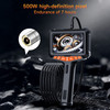 5" LED 2-Way 360°Endoscope W/Light Industrial Articulating Borescope Camera