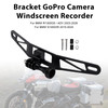 2010-2025 BMW K1600 GT/GTL Bracket GoPro Camera Windscreen Recorder Black Generic