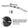 2020-2025 BMW F900XR Bracket GoPro Camera Windscreen Recorder Silver Generic
