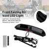 2014-2024 Harley-Davidson Touring Electra Glide 1 Set Fairing Air Vent LED Light Black Generic