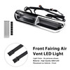 2014-2024 Harley-Davidson Touring Electra Glide 1 Set Fairing Air Vent LED Light Chrome Generic
