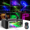 6IN1 Stage Laser Light Disco Party LED UV Stage Lighting System Club Stage Light