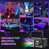 6IN1 Stage Laser Light Disco Party LED UV Stage Lighting System Club Stage Light