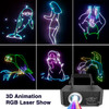 500MW Dynamic Full-Color RGB Display 3D Show With Visual Effects Stage Light