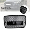 2005-2015 Audi Q7 SQ7 Front Bumper Radiator Vent Mesh Grille Gloss Black Generic
