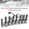 2016-up Toyota Highlander 9PCS UA80E Auto Transmission Solenoids Generic