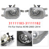 2003-2014 Volvo XC90 Pair Front Fog Light Lamp Without Bulb 31111183 31111182 Generic