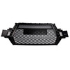2016-2019 Audi Q7 SQ7 Front Bumper Radiator Vent Mesh Grille Gloss Black Generic