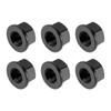 CNC Aluminum Rear Sprocket Carrrier Flange Nuts Set M10x1.25 Black