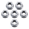 CNC Aluminum Rear Sprocket Carrrier Flange Nuts Set M10x1.5mm Gray