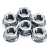 CNC Aluminum Rear Sprocket Carrrier Flange Nuts Set M10x1.5mm Gray