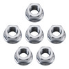 CNC Aluminum Rear Sprocket Carrrier Flange Nuts Set M10x1.5mm Gray