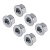 CNC Aluminum Rear Sprocket Carrrier Flange Nuts Set M10x1.5mm Gray
