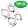 4PC TiAL MV-S 38mm Wastegate V-Band Clamp Set Kit with Screws Nuts and Seals